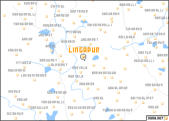 map of Lingāpur