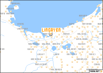 map of Lingayen