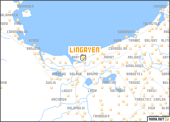 map of Lingayen