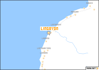 map of Lingayon