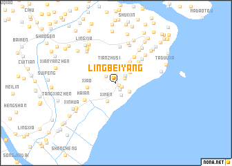 map of Lingbeiyang