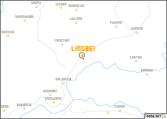 map of Lingbei