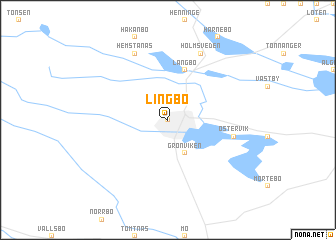 map of Lingbo