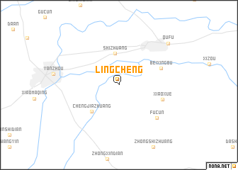 map of Lingcheng