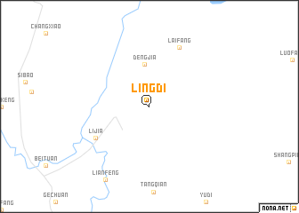 map of Lingdi