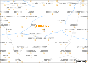 map of Lingeard