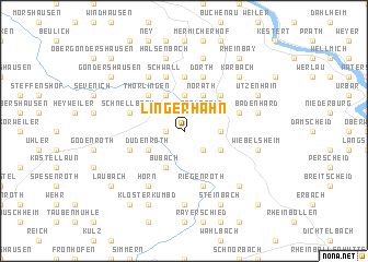 map of Lingerhahn