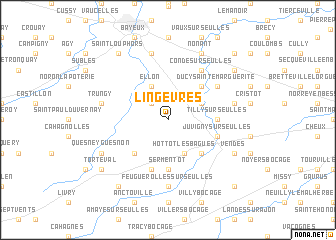 map of Lingèvres