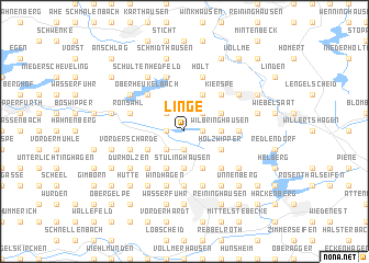 map of Linge