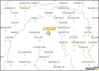 map of Lingga