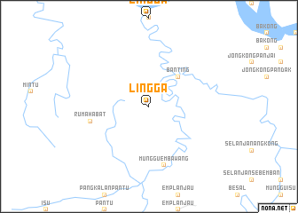 map of Lingga