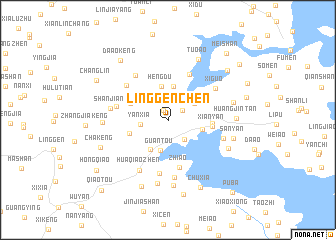 map of Linggenchen
