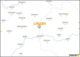 map of Linggen