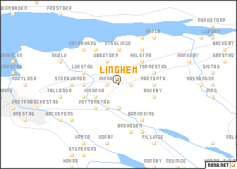 map of Linghem