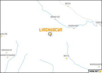 map of Linghuocun