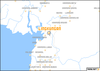 map of Lingkungan