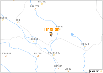 map of Linglan