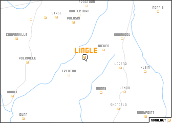 map of Lingle