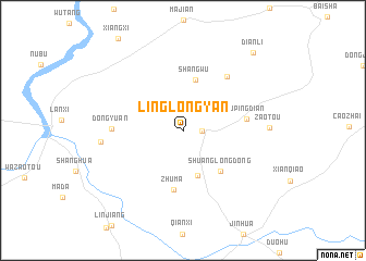map of Linglongyan