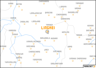 map of Lingmei