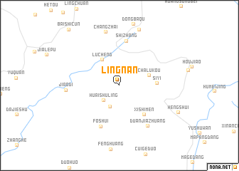 map of Lingnan