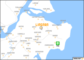 map of Lingnan