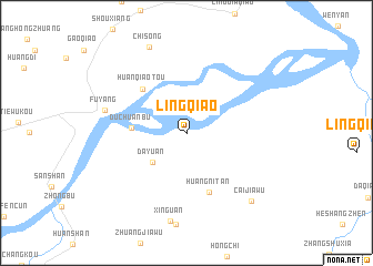 map of Lingqiao