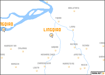 map of Lingqiao