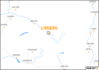 map of Lingqing