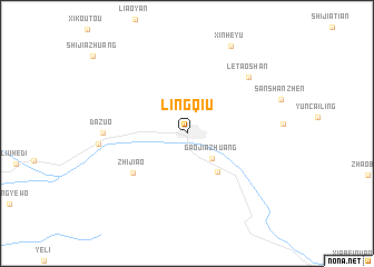 map of Lingqiu