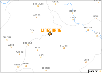 map of Lingshang