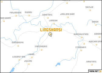 map of Lingshansi