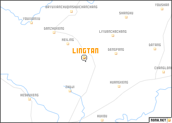 map of Lingtan