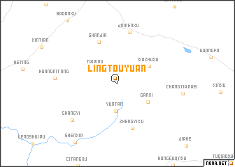 map of Lingtouyuan