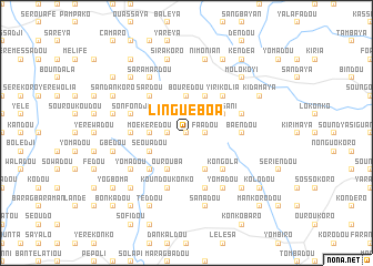 map of Linguéboa