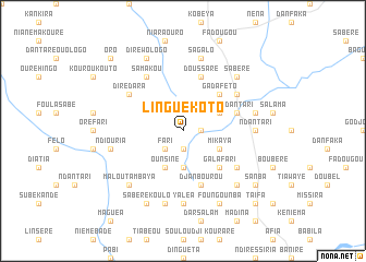 map of Linguékoto