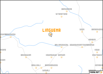 map of Linguéma