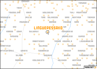 map of Linguépéssako