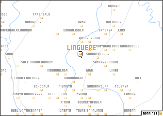 map of Linguéré