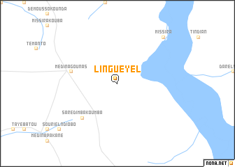 map of Linguéyel