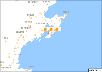 map of Linguisan