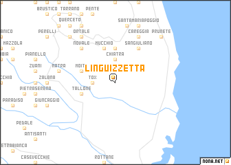 map of Linguizzetta