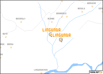 map of Lingunda