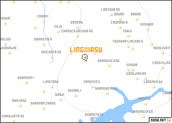 map of Lingxiasu