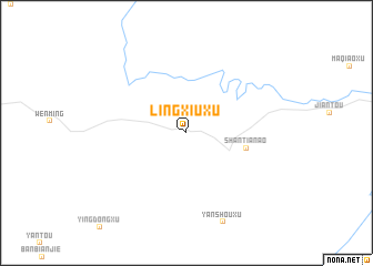 map of Lingxiuxu