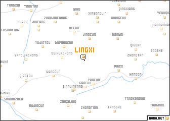 map of Lingxi