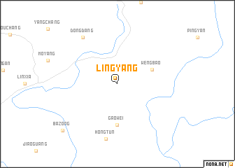 map of Lingyang