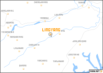 map of Lingyang