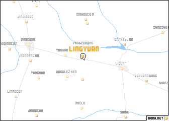 map of Lingyuan