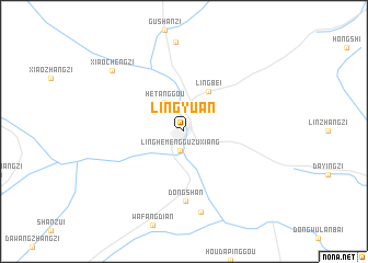 map of Lingyuan